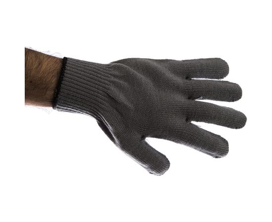 Трикотажные перчатки СИБРТЕХ, акрил, цвет серая туча, оверлок, 68652 – изображение 2