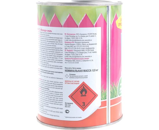 Эмаль Ленинградские краски Фазенда ПФ-115 белая 0,9 кг 24290 – изображение 2