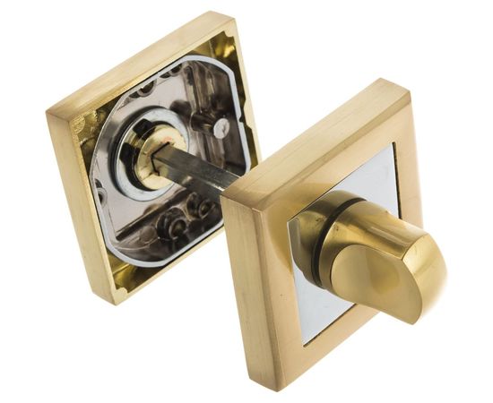 Поворотная ручка PUNTO BK6 QL SG/CP-4 матовое золото/хром 38403 – изображение 6