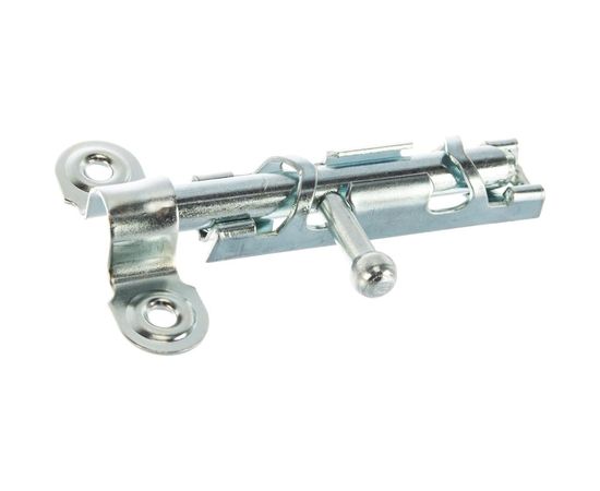 Накладная задвижка Tech-Krep ЗТ 1 64х14,5 круглый ригель D14 мм, L74 мм оцинк. 145093 – изображение 3