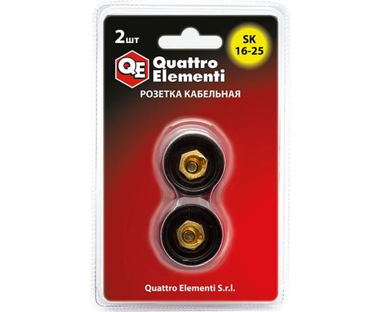 Розетка кабельная (2 шт; SК 16-25; до 200 А) QUATTRO ELEMENTI 641-961 – изображение 3