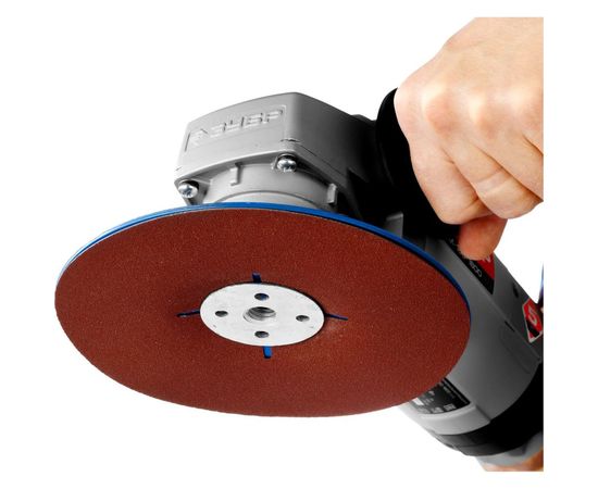 Тарелка опорная пластиковая под круг фибровый Профессионал (150 мм; М14) для УШМ Зубр 35775-150 – изображение 2