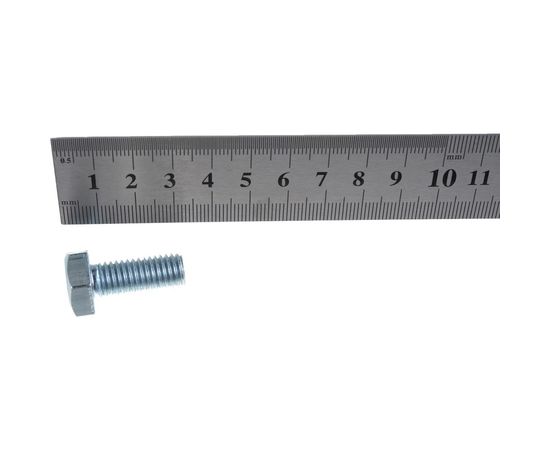 Болт с шестигранной головкой Метизный двор 10x25 DIN 933. 4 шт. 4607173906113 – изображение 3