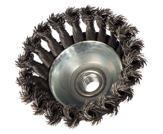 Кордщетка чашеобразная витая (90 мм; М14) ПРАКТИКА 032-478 – изображение 3