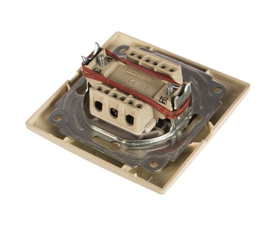 Трехклавишный выключатель TDM слоновая кость Таймыр SQ1814-0103 – изображение 2