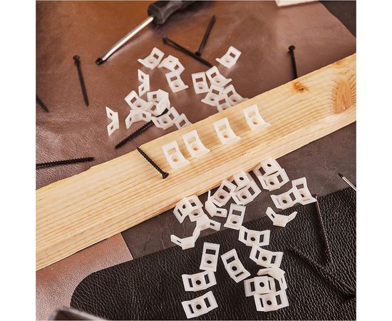 Площадка для крепления стяжки REXANT ПС-2 29x15 мм, белая, упаковка 100 шт. 07-2104 – изображение 4