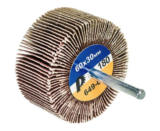 Круг лепестковый с оправкой (60х30 мм; P180) ПРАКТИКА 649-073 – изображение 4