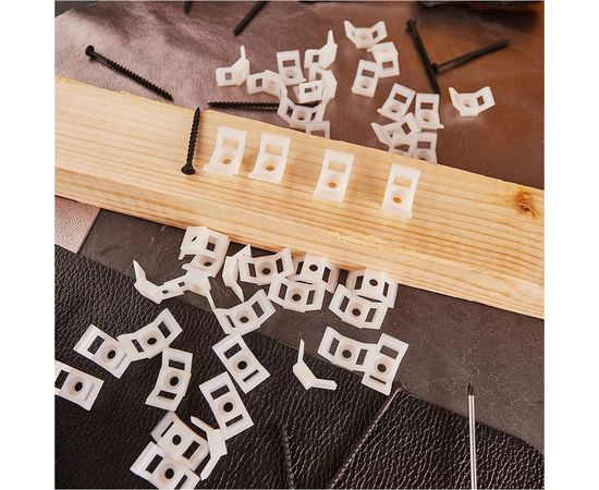 Площадка для крепления стяжки REXANT ПС-2 29x15 мм, белая, упаковка 100 шт. 07-2104 – изображение 5