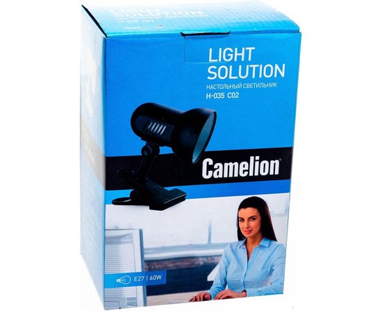 Светильник-прищепка настольный Camelion H-035 7197 черный – изображение 3