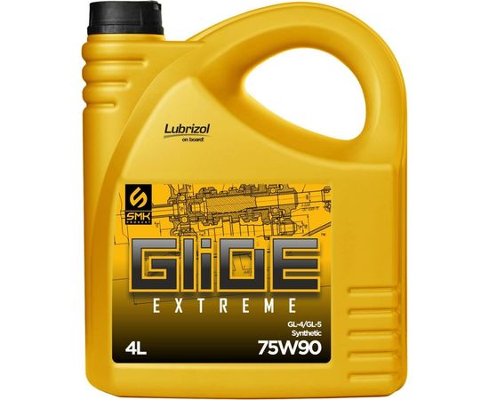 Универсальное трансмиссионное масло SMK Glide Extreme 75W-90 GL-5/GL-4 7590GLE004 