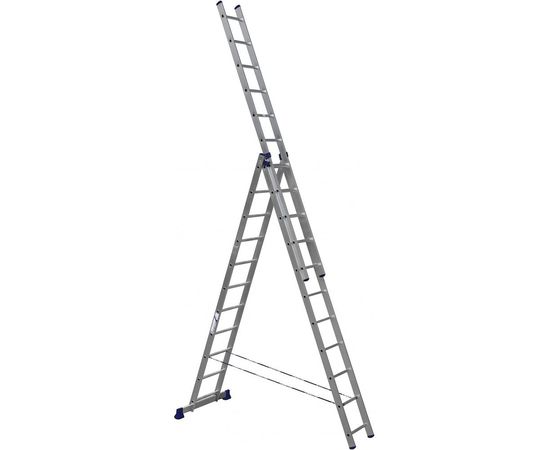 Трехсекционная универсальная алюминиевая лестница Алюмет Серия H3 5311 