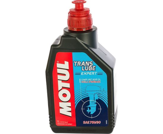 Трансмиссионное масло для редуктора подвесных лодочных двигателей TRANSLUBE EXPERT 75W90 1л MOTUL 108860 