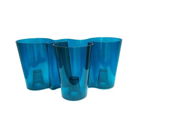 Кашпо для орхидей GARDENPLAST Азалия d=130 мм, h=190 мм, бирюзовое 4814132002230 90008 