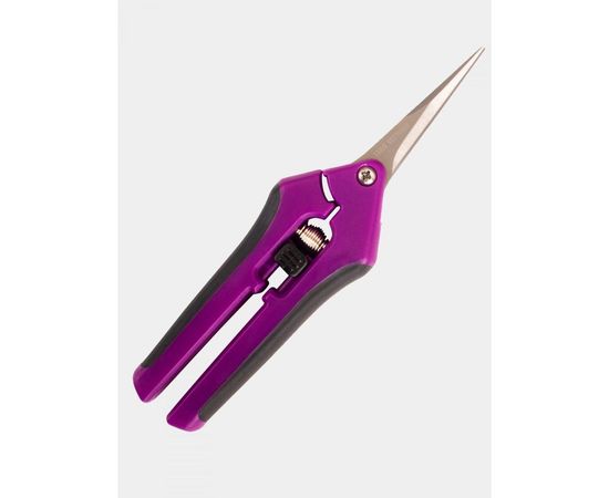 Ножницы для орхидей с изогнутыми лезвиями GARDEN SHOW фиолетовые, 16.5 см ПТ000002393 