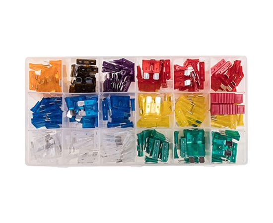 Предохранитель SKYWAY MEDIUM, флажковый, 180 шт., 5-35А, в пластиковой коробке S09302003 