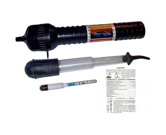 Универсальный ареометр с воронкой ДАЛИ-авто в пластиковой тубе DA-02526 