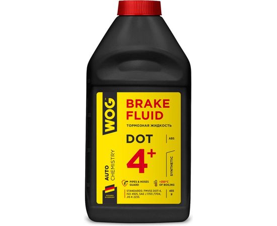 Тормозная жидкость WOG DOT 4+, 0.5 л WGC0140 