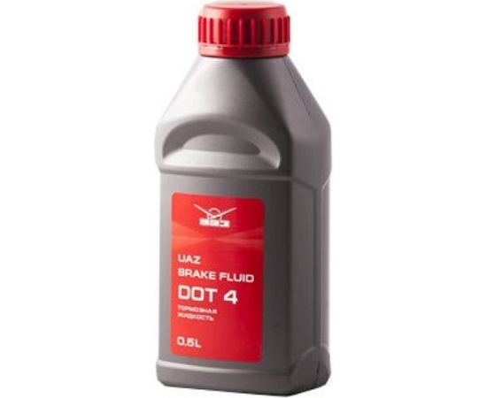 Тормозная жидкость DOT-4 UAZ 0,5л 000000473402400 – изображение 2