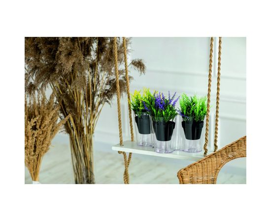 Кашпо для орхидей GARDENPLAST Азалия d=130, h=190, прозрачный 4814132002155 90000 – изображение 2