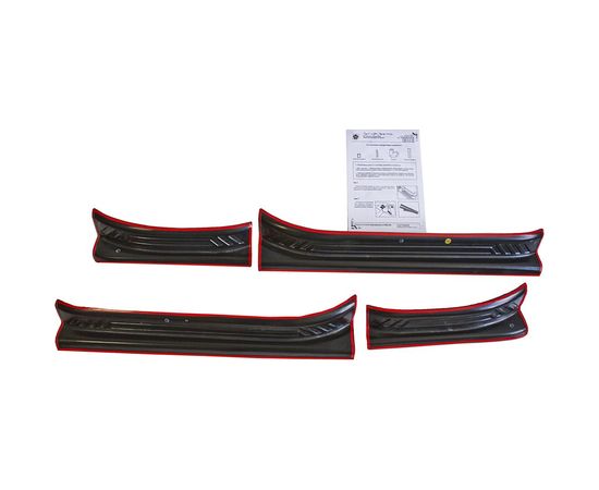 Накладки на внутренние пороги дверей Русская Артель для KIA Rio IV 2017- г.в. NK-159502 – изображение 4