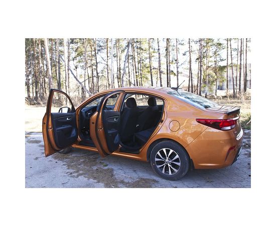 Накладки на внутренние пороги дверей Русская Артель для KIA Rio IV 2017- г.в. NK-159502 – изображение 5