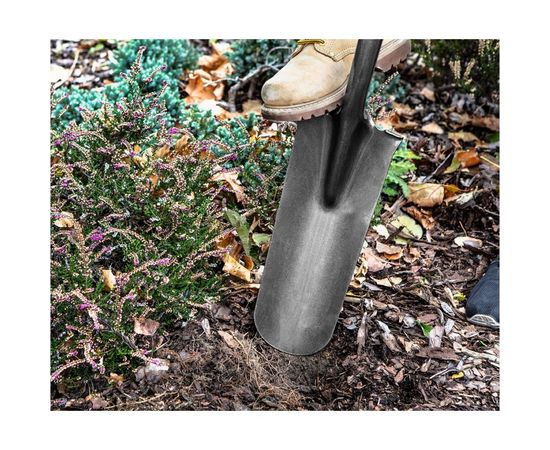 Лопата для саженцев VERTO деревянный черенок, пластмассовая ручка 15G014 – изображение 3