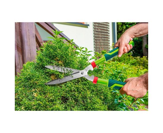 Ножницы для живой изгороди (с прямыми лезвиями 550 мм, лезвие 185 мм) VERTO 15G310 – изображение 4
