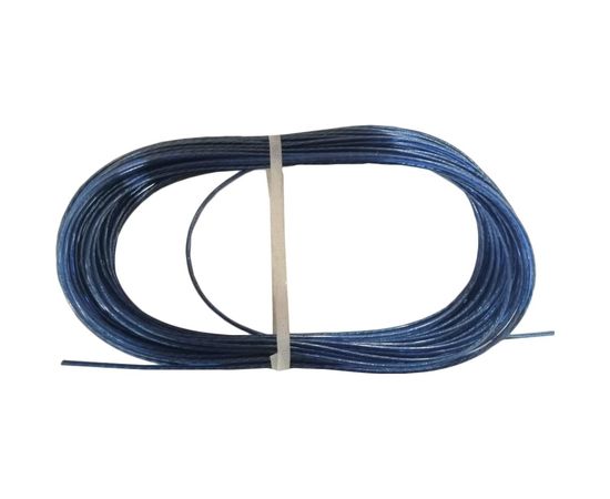 Стальной латунированный трос с покрытием полиамид BEFAST 2, погодоустойчивый, синий, 20м TCO020BS 