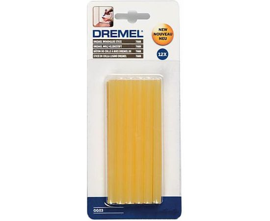 Клеевые стержни (7 мм) по дереву Dremel 2615GG03JA – изображение 3