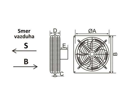 Многофункциональный металлический вентилятор MTG MF300G-25 B 22437 – изображение 2