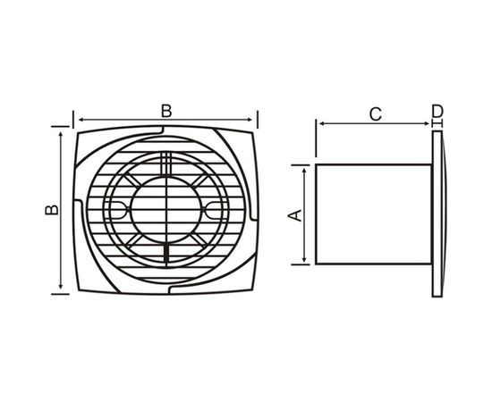 Вентилятор MTG A120-T таймер+клапан 12264 – изображение 2