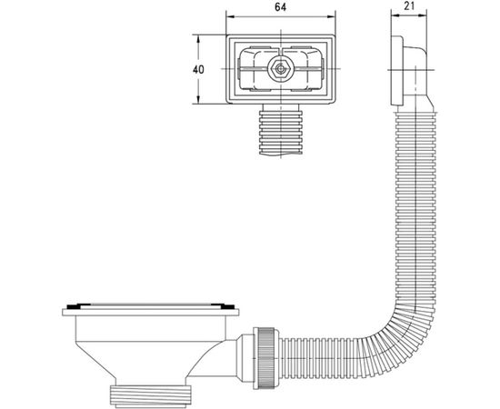 Выпуск с переливом 3 1/2 IDDIS 011UPS0i84:670 – изображение 2