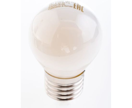 Лампа Gauss Filament, шар, 9W, 610lm, 4100К, Е27, milky, LED, 1/10/50 105202209 – изображение 5