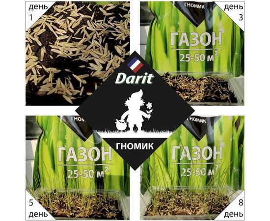 Газон DARIT Гномик 900 г 115631 – изображение 3