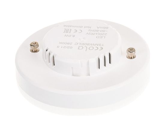 Светодиодная лампа Ecola Light GX53 LED 8,0W Tablet 220V 2800K 27x75 матовое стекло 30000h T5MW80ELC – изображение 5