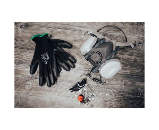 Защитные перчатки с полиуретановым покрытием JetaSafety JP011b/L – изображение 11