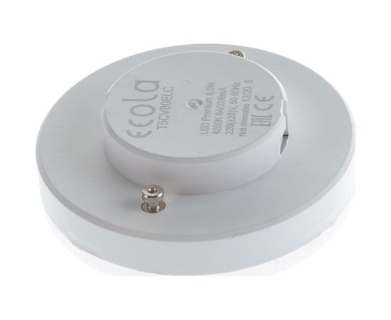 Светодиодная лампа Ecola GX53 LED Premium 8,0W Tablet 220V 4200K димм 3-х ступ. матовая 27x75 T5CV80ELC – изображение 2