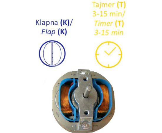 Вентилятор MTG A120-T таймер+клапан 12264 – изображение 3