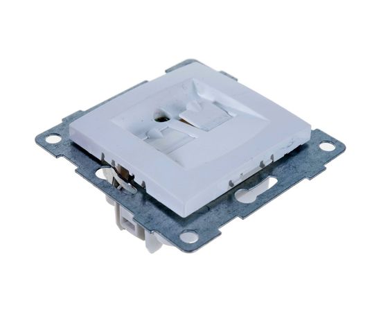 Телефонная розетка GUSI ELECTRIC Bravo RJ12, двойная, СУ, белый С10Т2-001 – изображение 4