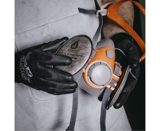 Защитные перчатки с полиуретановым покрытием JetaSafety JP011b/L – изображение 7