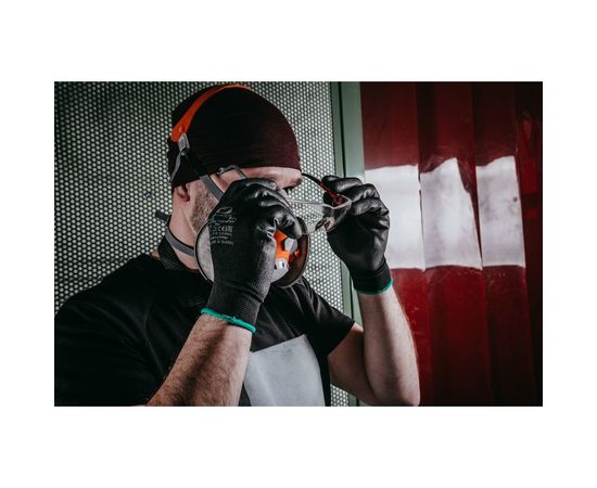 Защитные перчатки с полиуретановым покрытием JetaSafety JP011b/L – изображение 8