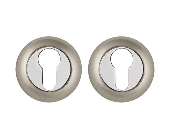 Накладка под цилиндр PUNTO ET TL SN/CP-3 матовый никель/хром 33137 