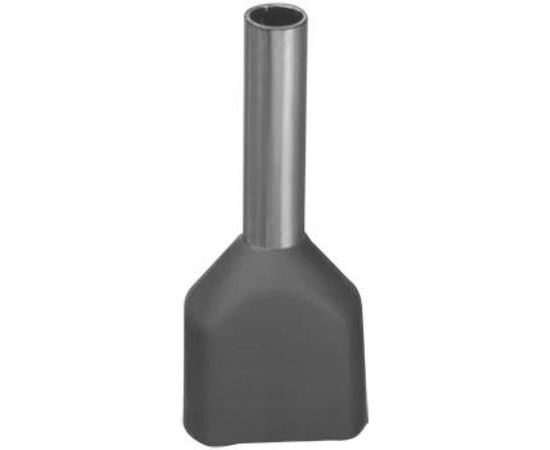 Наконечник Navigator 61 038 NET-E2-0.75-8-B50 НШВИ2, серый, 2 провода 50шт/упак 61038 