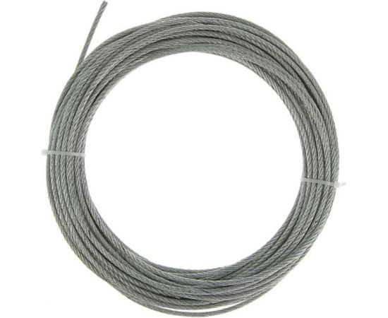 Стальной трос для растяжки DIN 3055, 4 мм, 20 м Tech-Krep 127848 