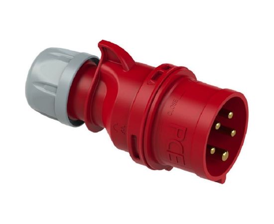 Кабельная вилка PCE 32А 380V 3P+N+E IP44 025-6 