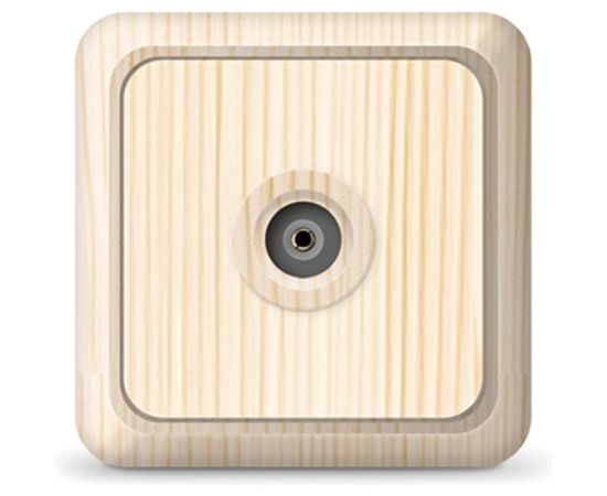 Розетка UNIVersal Олимп TV сосна 5560889 