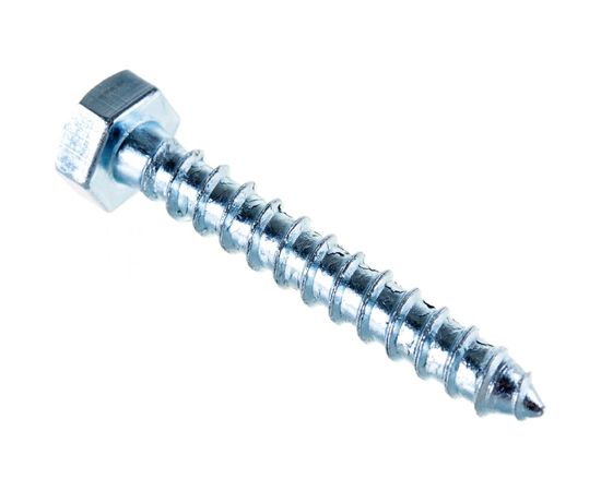 Сантехнический болт DIN 571 оцинкованный 6х40, 4шт - пакет Tech-Krep 102580 