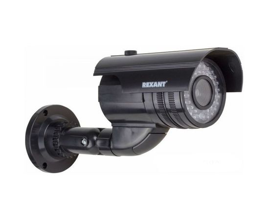 Муляж уличной камеры REXANT цилиндрическая, черная 45-0250 