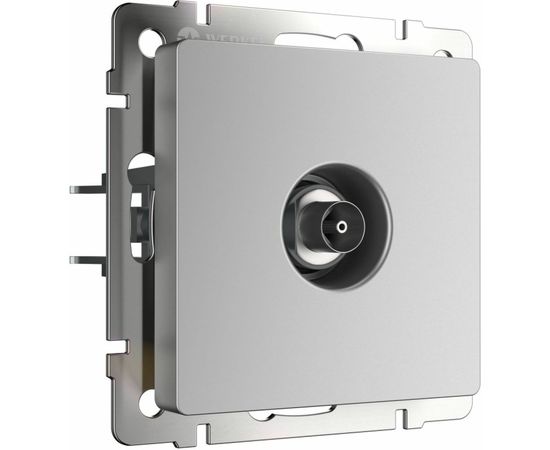 ТВ-розетка WERKEL WL06-TV оконечная серебряный a029836 