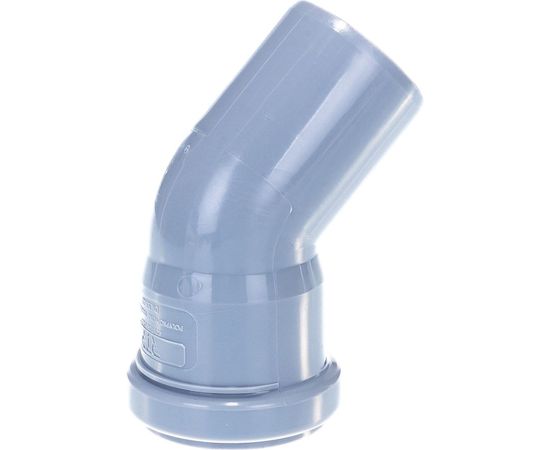 Канализационный отвод RTP 50 мм, 45 градусов, серый 11344 